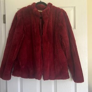 Faux Fur Jacket Medium